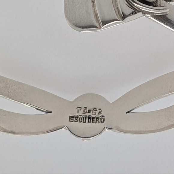 Vintage Sterling Silver Taxco Cuff - Picture 10 of 10